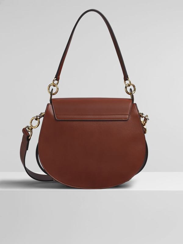 Chloé Bolsos Mujer Tess Marrones Suede Cowhide IXRH16824